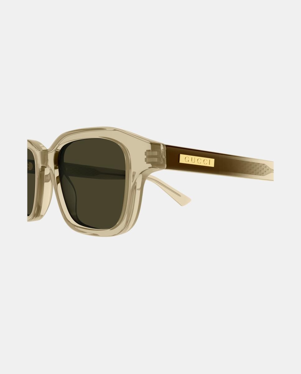Gafas de sol GG2247S de hombre rectangular en acetato - Gucci - Beige Beige-3