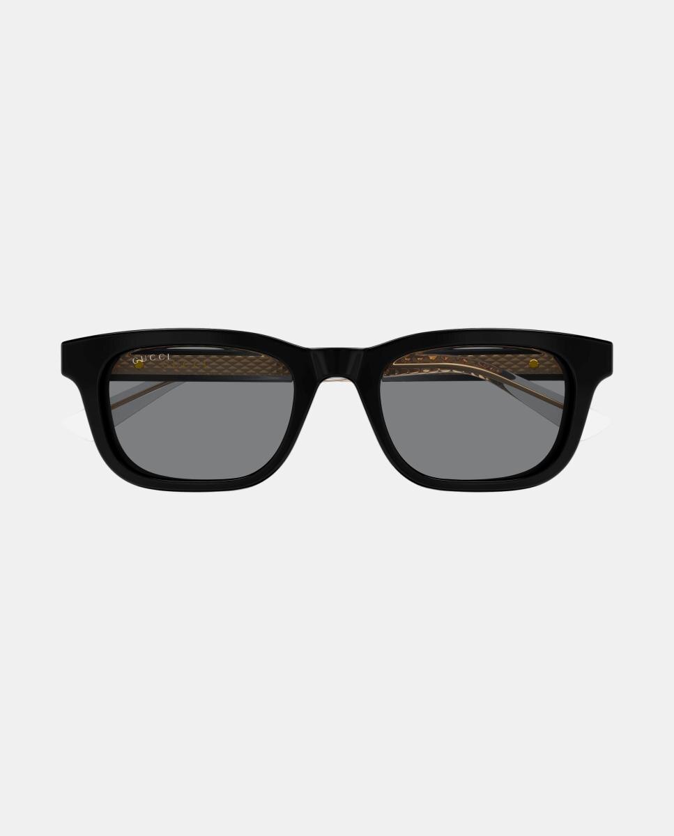 Gafas de sol GG2248S de hombre rectangular en acetato - Gucci - Negro Negro-2