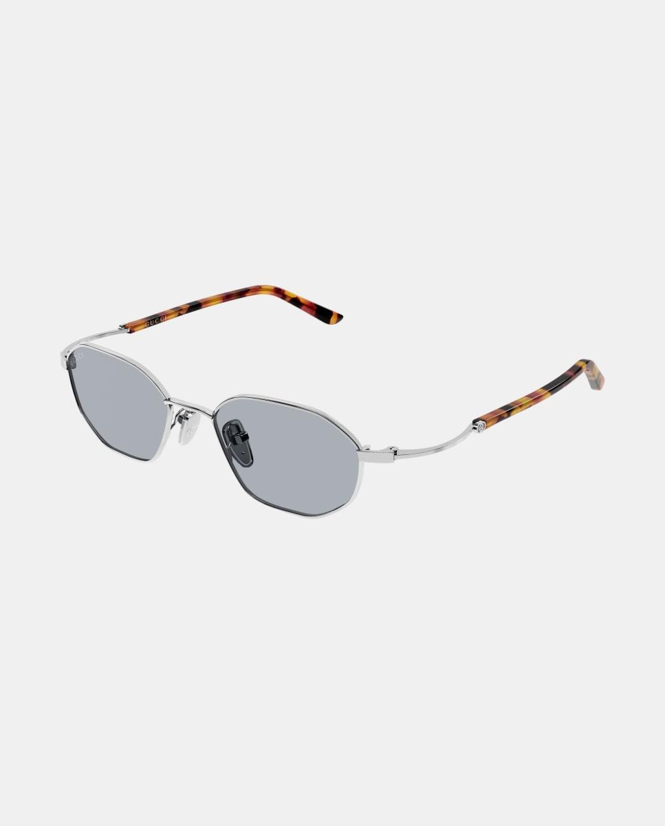 Imagen 1 de Gafas de sol GG2257S unisex geometrica en metal Plata