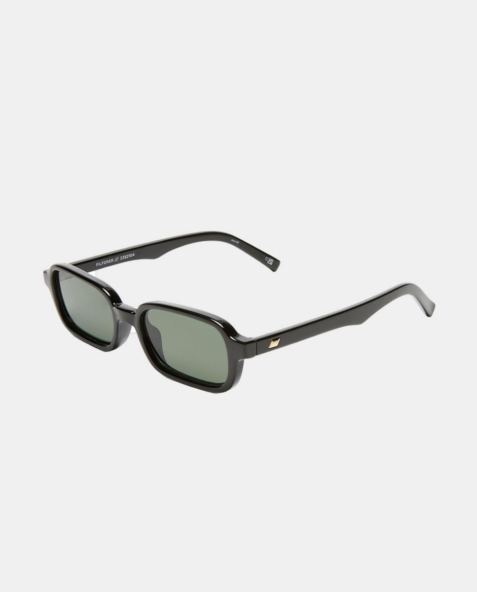 Gafa de sol unisex rectangular en inyectado - Le Specs - Negro Negro-2