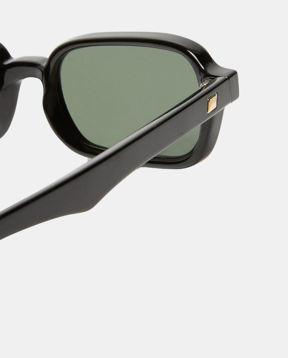 Gafa de sol unisex rectangular en inyectado - Le Specs - Negro Negro-3