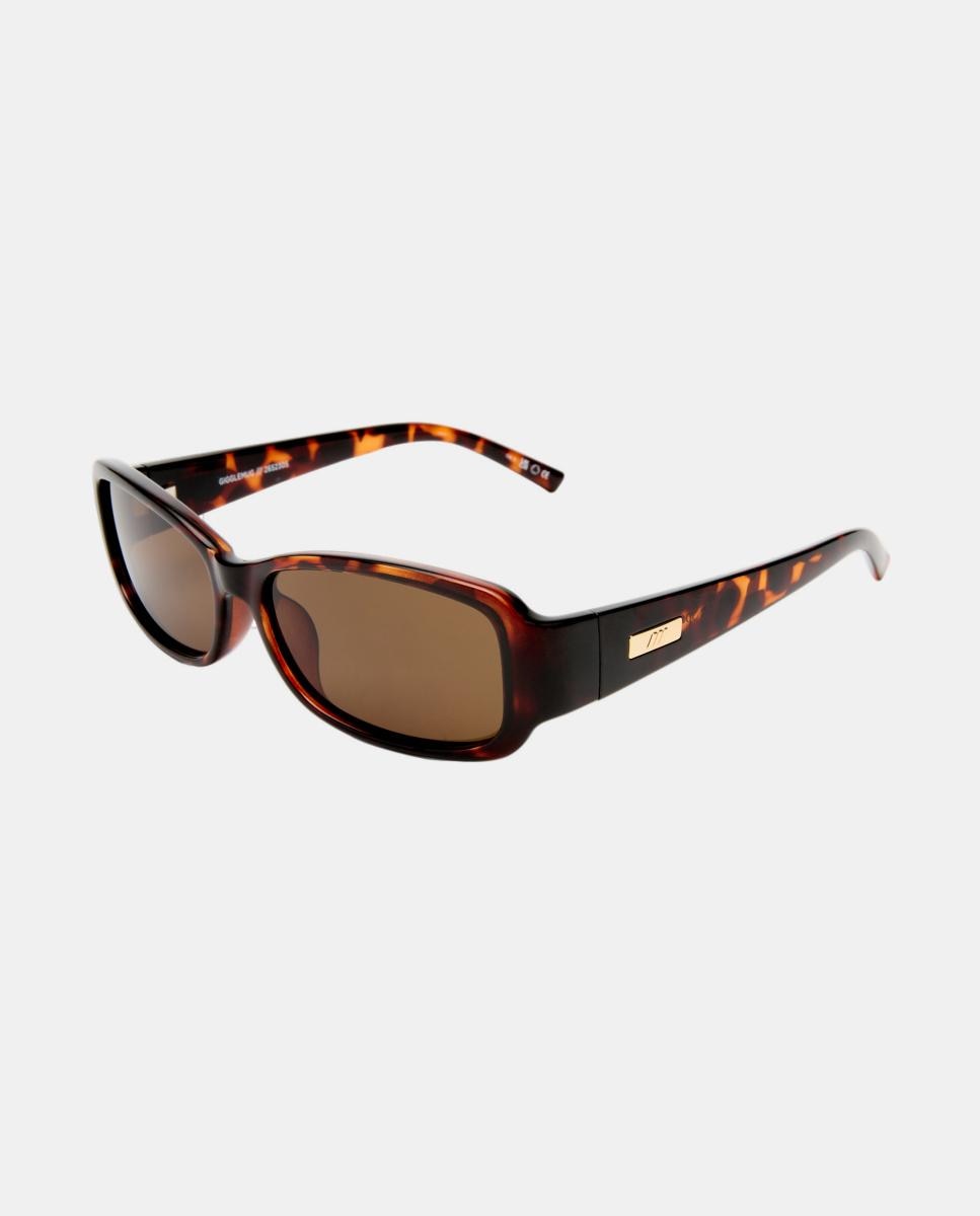 Imagen 2 de Gafa de sol de mujer rectangular en inyectado - Le Specs - Marrón Marrón
