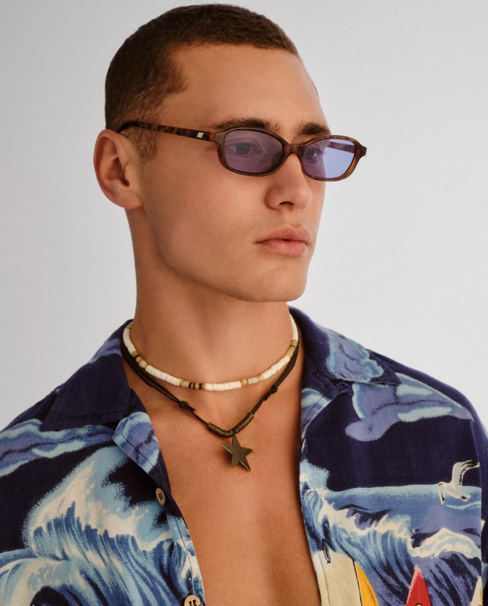 Imagen 6 de Gafa de sol de mujer rectangular en inyectado - Le Specs - Marrón claro Marrón claro