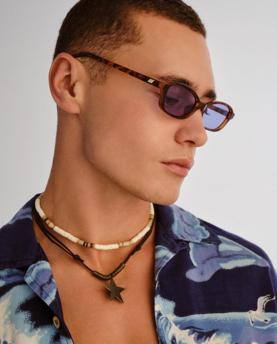 Imagen 7 de Gafa de sol de mujer rectangular en inyectado - Le Specs - Marrón claro Marrón claro