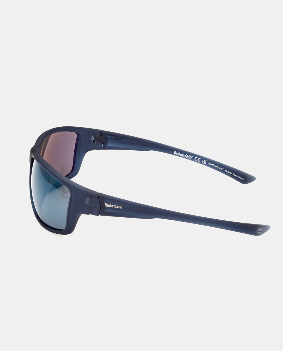 Imagen 3 de Gafas de sol rectangular en inyectado - Timberland - Azul Azul