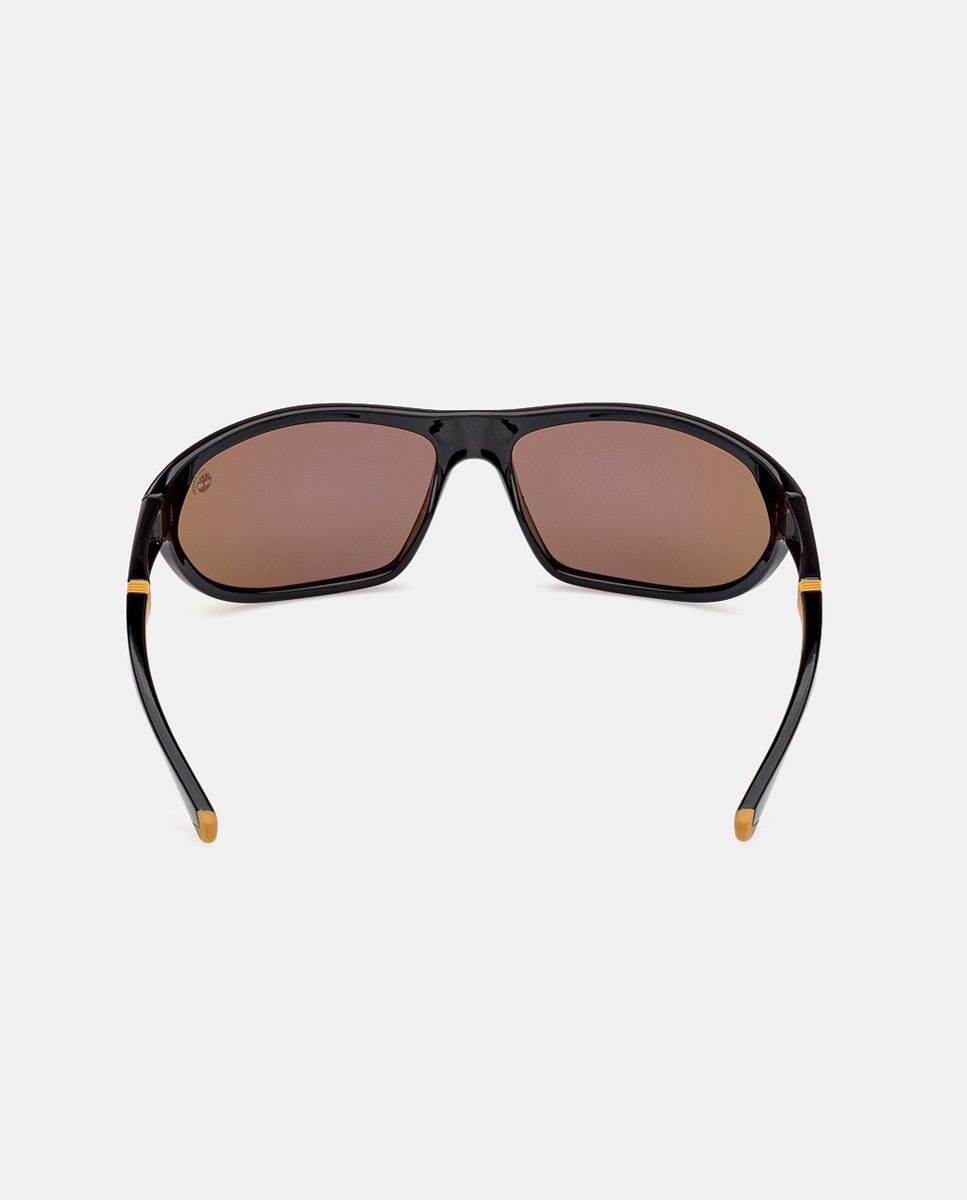 Gafa de sol de hombre rectangular en inyectado con lente polarizada - Timberland - Negro Negro-5