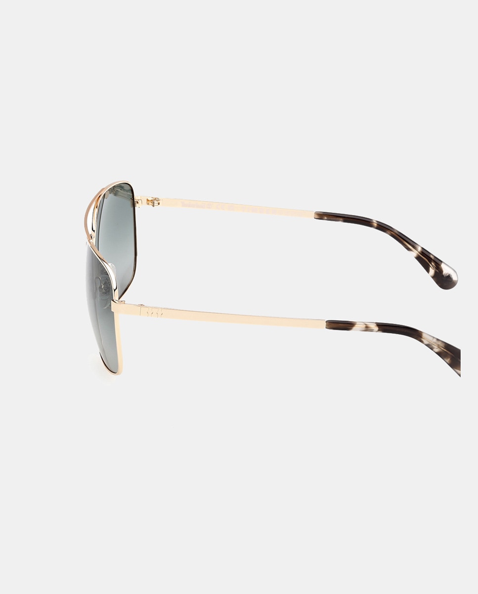 Gafa de sol de hombre cuadradas metalica con lente polarizada - Timberland - Oro Oro-3