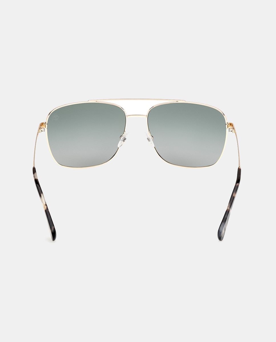 Gafa de sol de hombre cuadradas metalica con lente polarizada - Timberland - Oro Oro-5