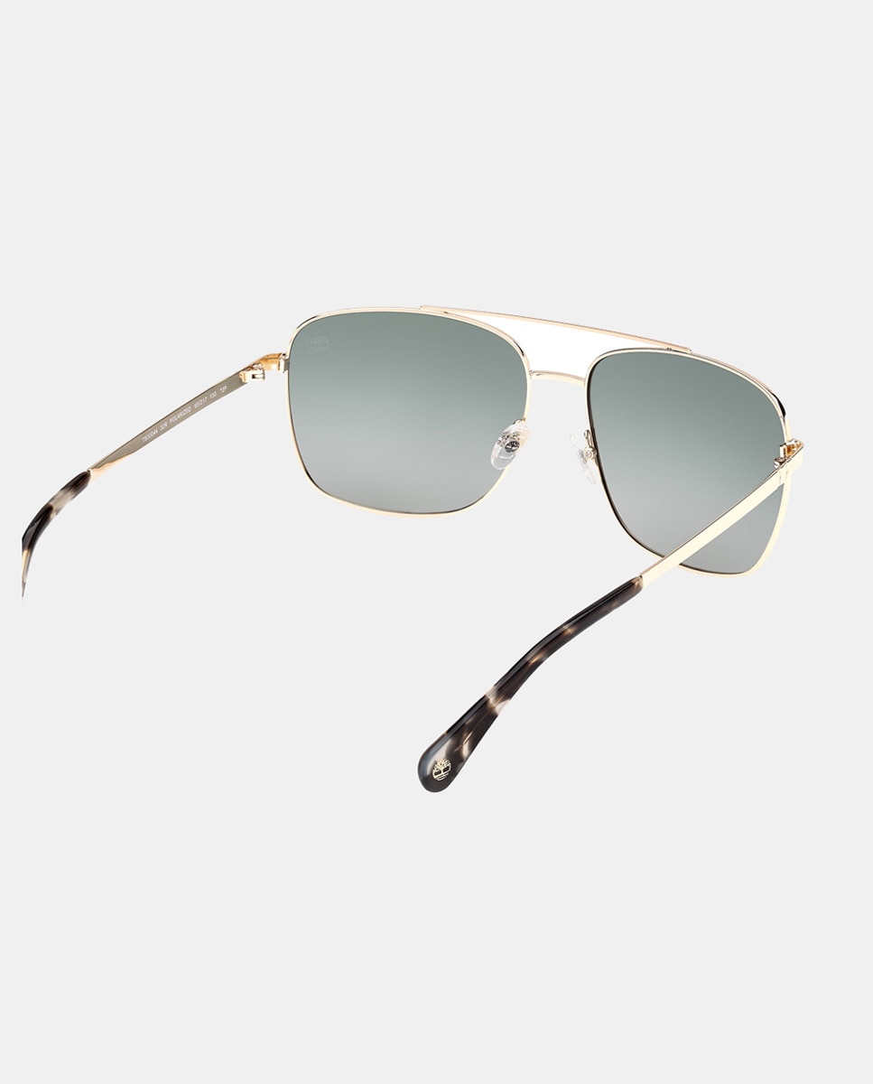 Gafa de sol de hombre cuadradas metalica con lente polarizada - Timberland - Oro Oro-6