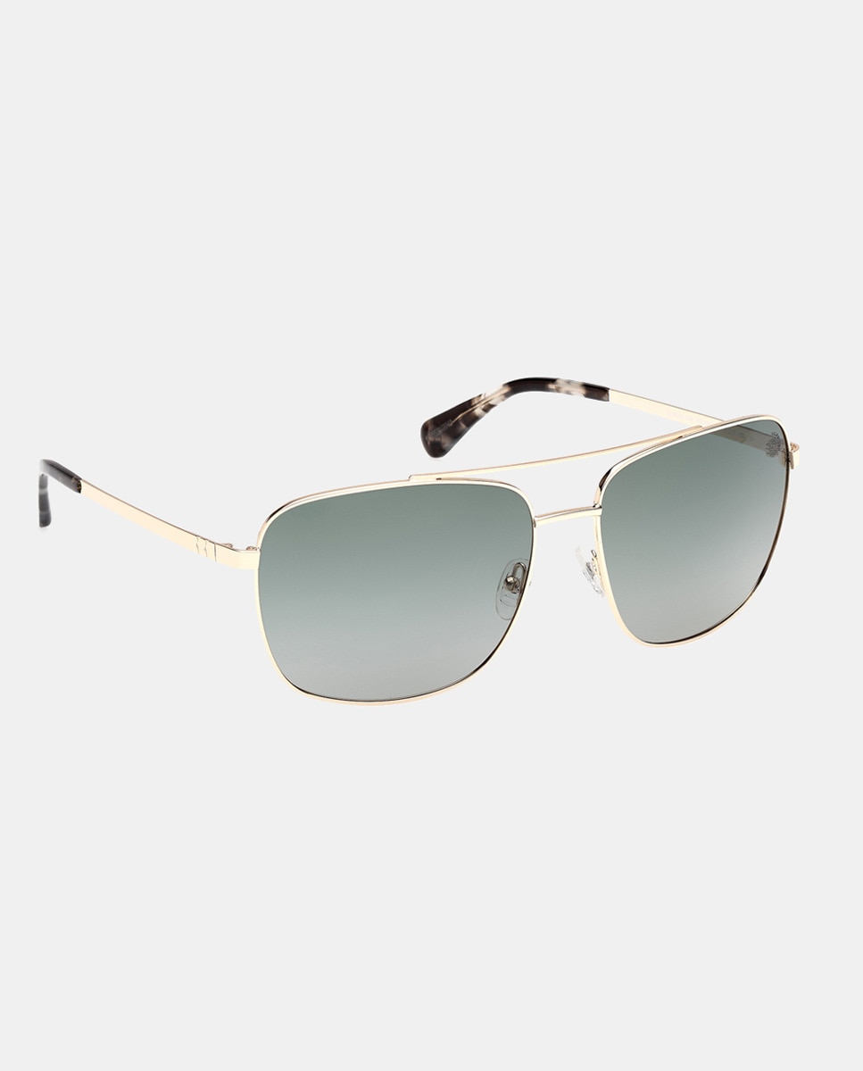 Gafa de sol de hombre cuadradas metalica con lente polarizada - Timberland - Oro Oro-8