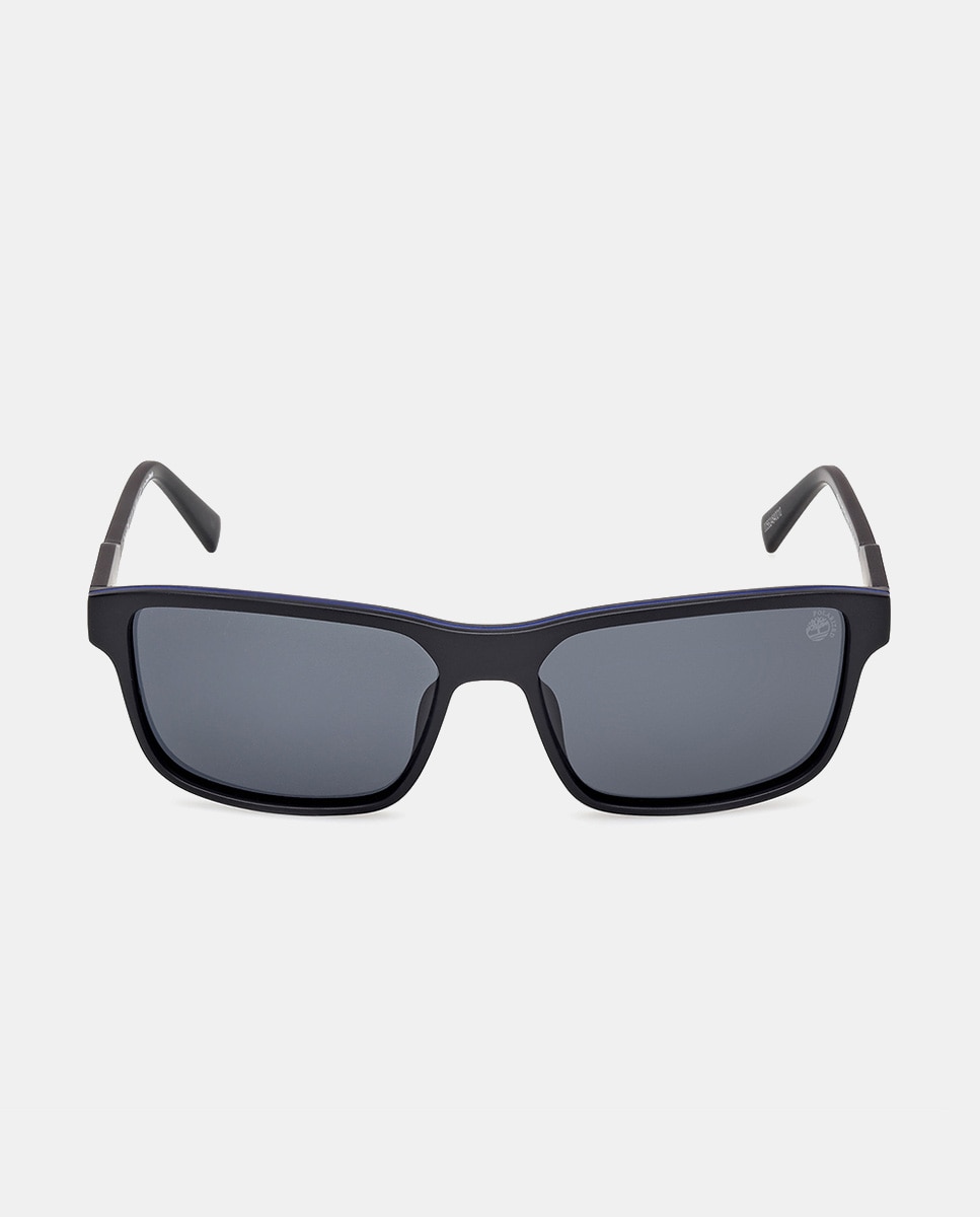 Gafa de sol de hombre rectangular en inyectado con lente polarizada - Timberland - Negro Negro-1