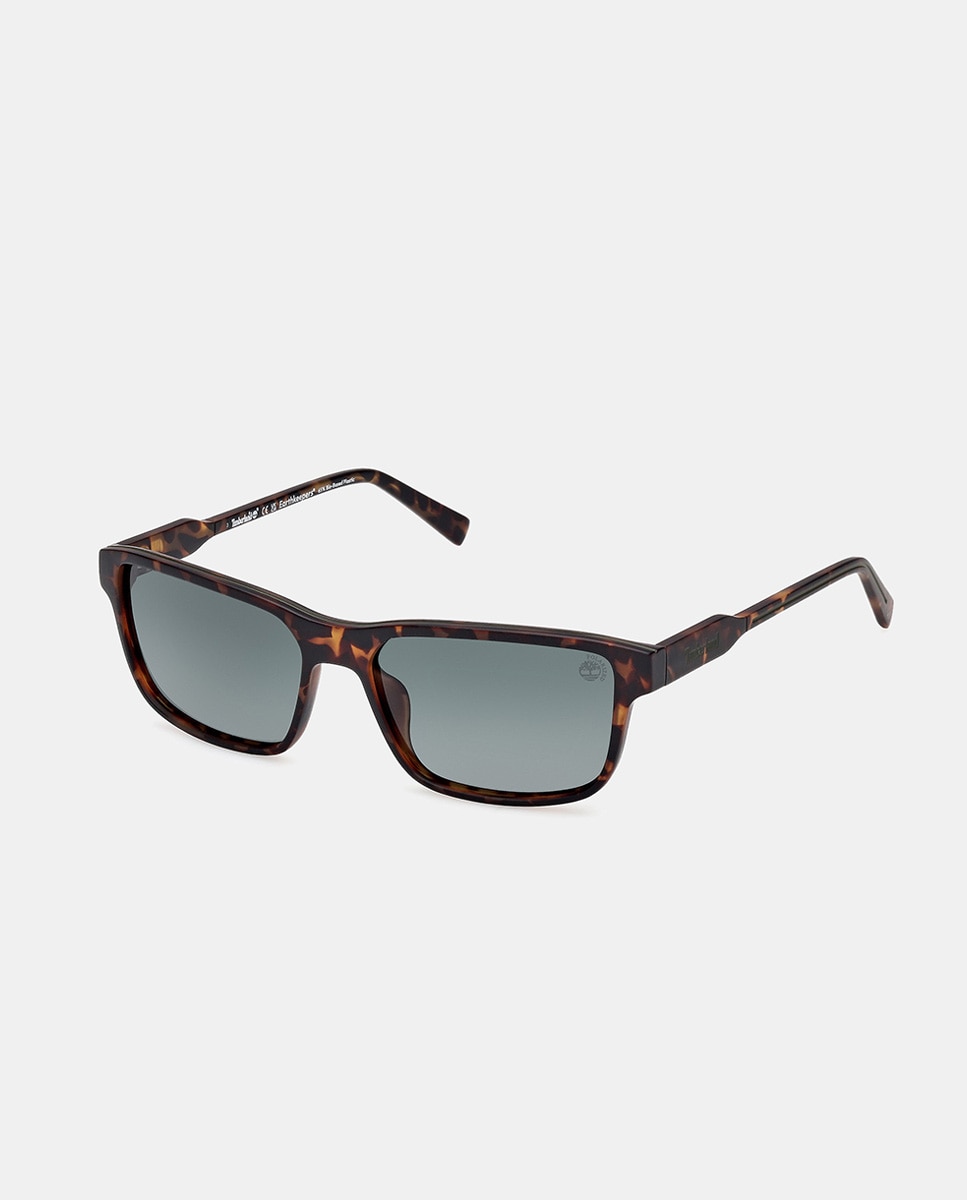 Gafa de sol de hombre rectangular en inyectado con lente polarizada - Timberland - Marrón Marrón-6