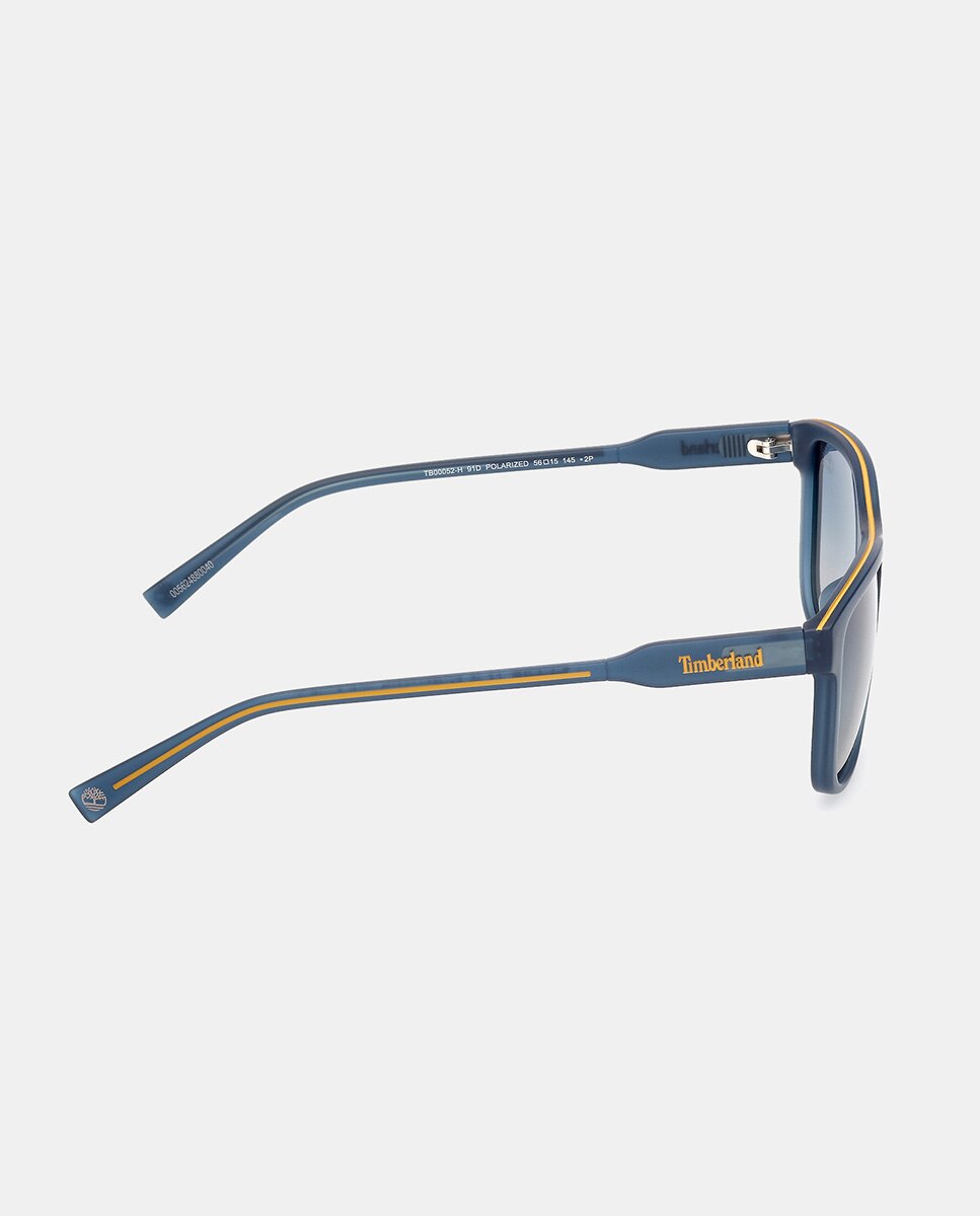 Gafa de sol de hombre rectangular en inyectado con lente polarizada - Timberland - Azul Azul-3