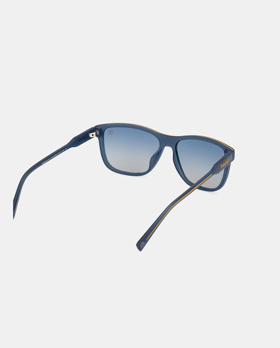 Gafa de sol de hombre rectangular en inyectado con lente polarizada - Timberland - Azul Azul-4