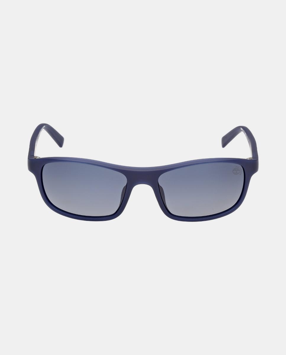 Gafa de sol de hombre rectangular en inyectado con lente polarizada Azul Timberland Azul-1