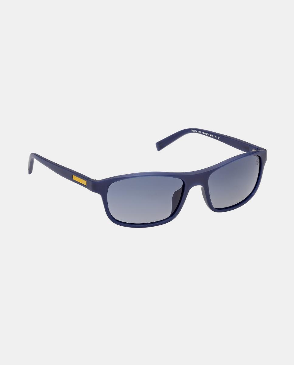 Gafa de sol de hombre rectangular en inyectado con lente polarizada Azul Timberland Azul-3