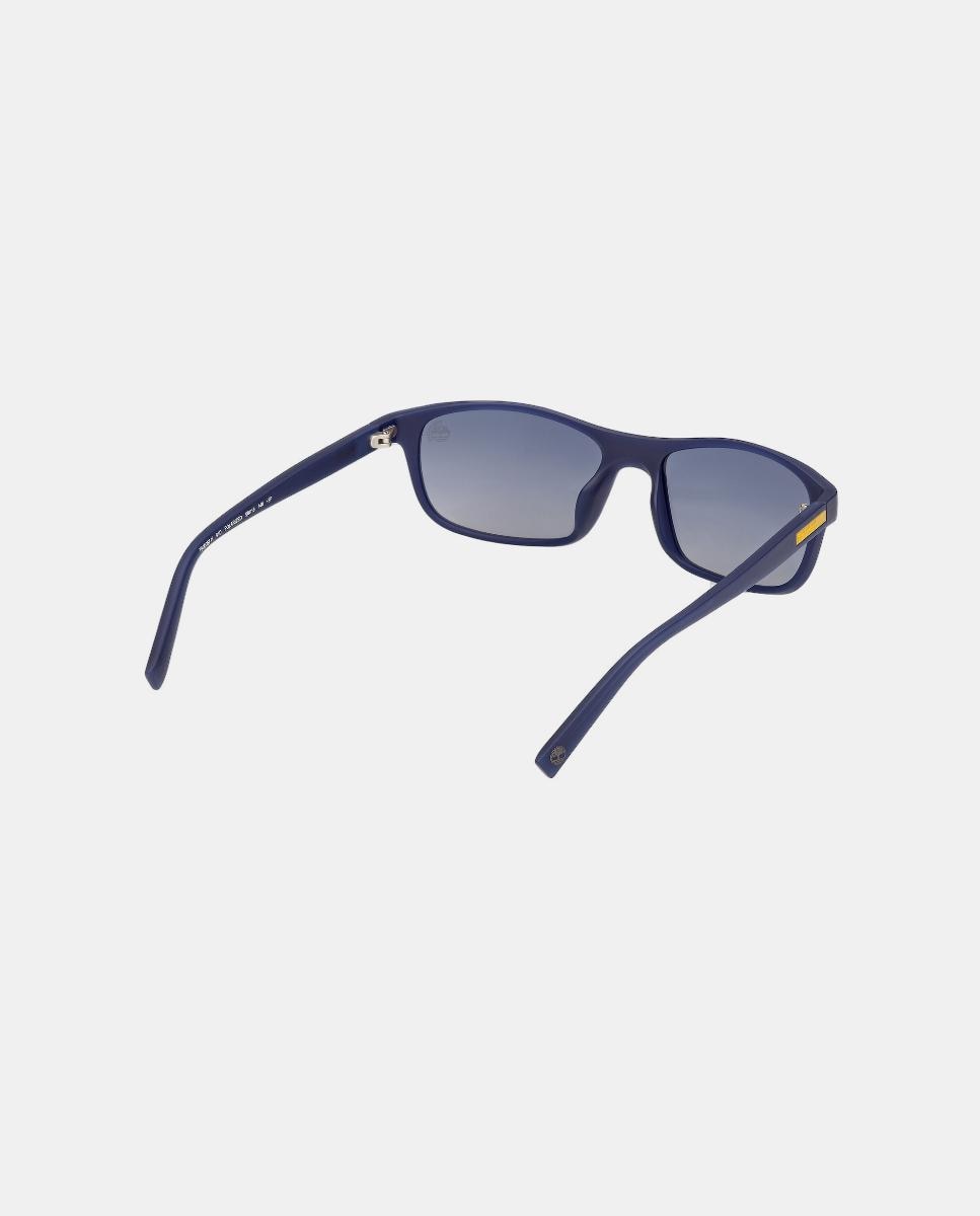 Gafa de sol de hombre rectangular en inyectado con lente polarizada Azul Timberland Azul-5