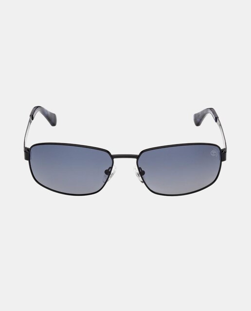 Imagen 0 de Gafa de sol de hombre rectangular metalica con lente polarizada