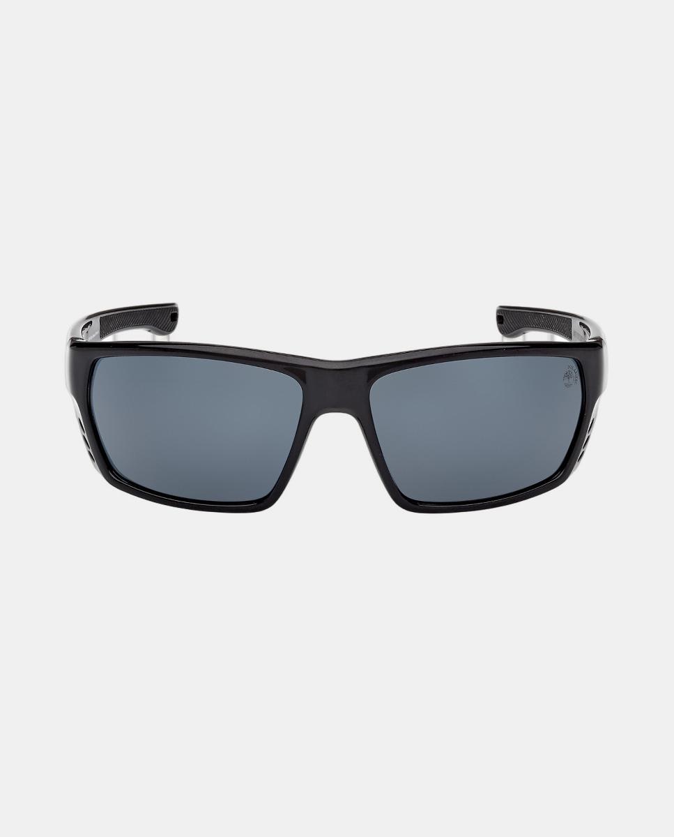 Gafa de sol de hombre rectangular en inyectado con lente polarizada - Timberland - Negro Negro-1