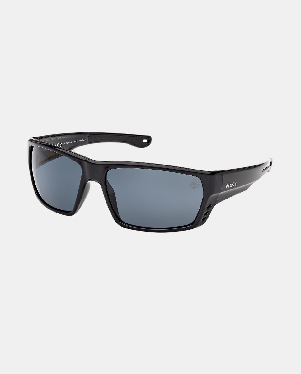Gafa de sol de hombre rectangular en inyectado con lente polarizada - Timberland - Negro Negro-2
