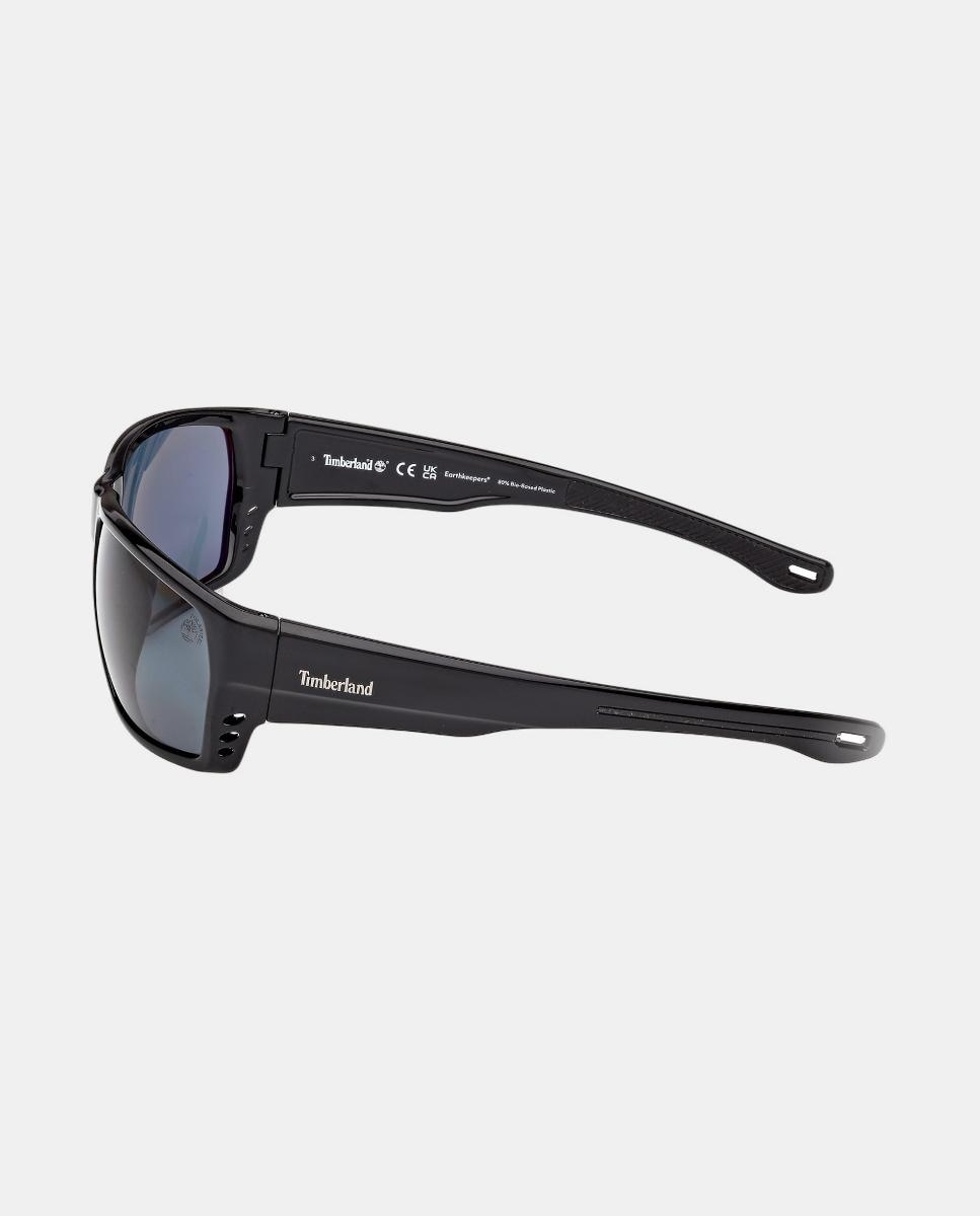 Gafa de sol de hombre rectangular en inyectado con lente polarizada - Timberland - Negro Negro-3