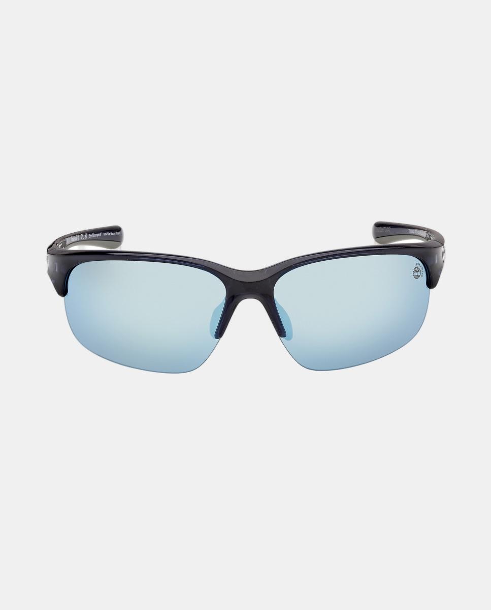 Gafas de sol TB00082 de hombre rectangular en inyectado con lente polarizada - Timberland - Azul Azul-1