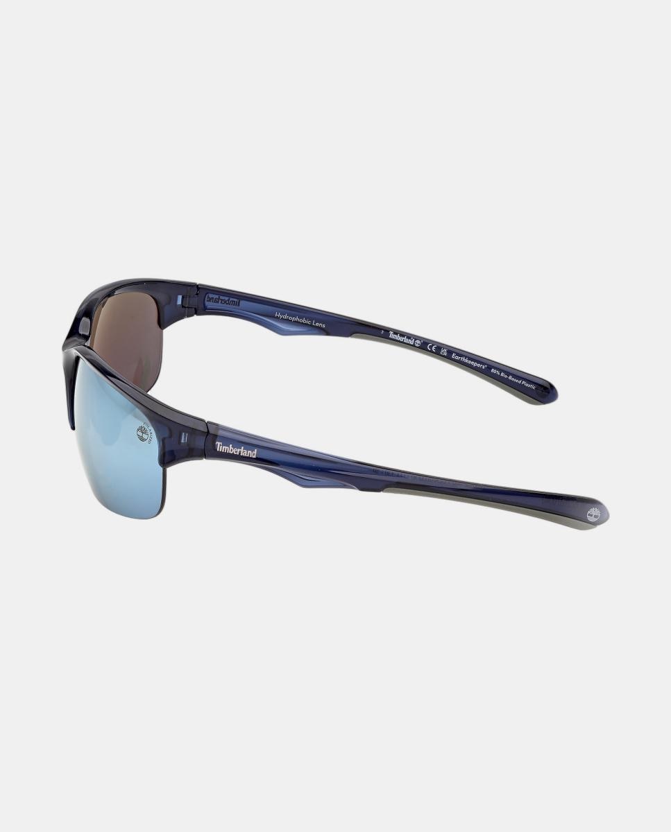Gafas de sol TB00082 de hombre rectangular en inyectado con lente polarizada - Timberland - Azul Azul-3