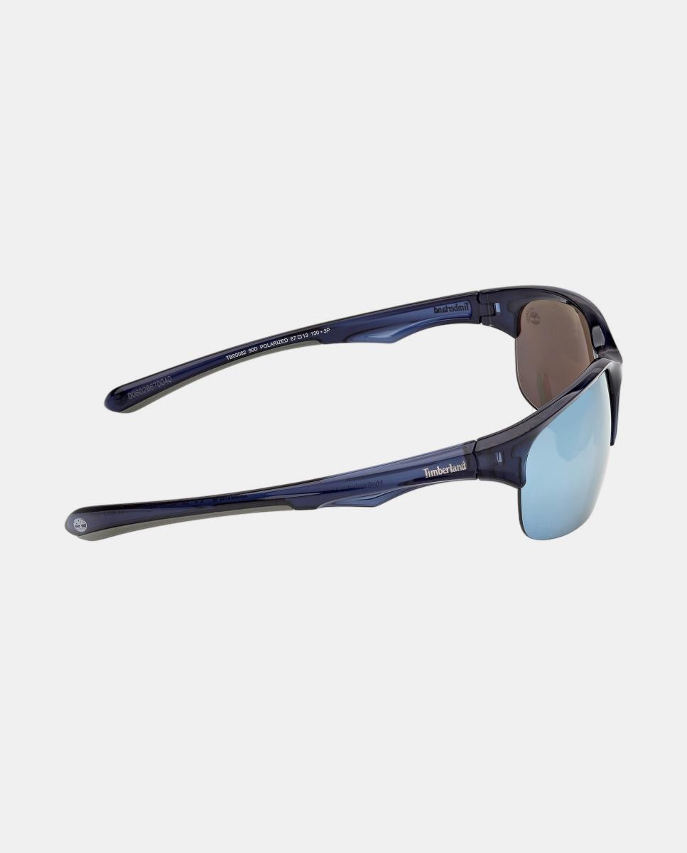Gafas de sol TB00082 de hombre rectangular en inyectado con lente polarizada - Timberland - Azul Azul-7