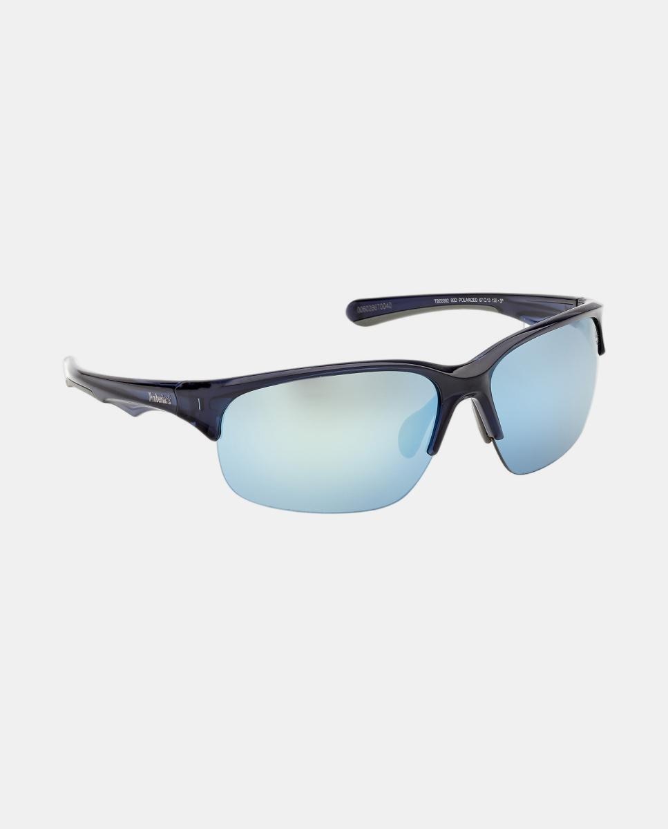 Gafas de sol TB00082 de hombre rectangular en inyectado con lente polarizada - Timberland - Azul Azul-8