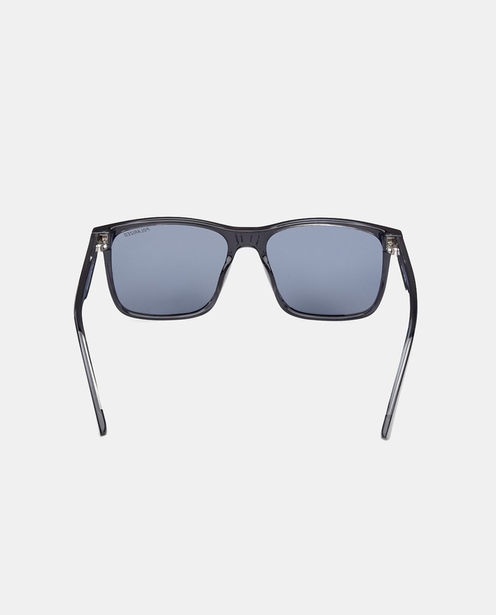 Imagen 5 de Gafa de sol de hombre rectangular en inyectado con lente polarizada - Skechers - Negro Negro