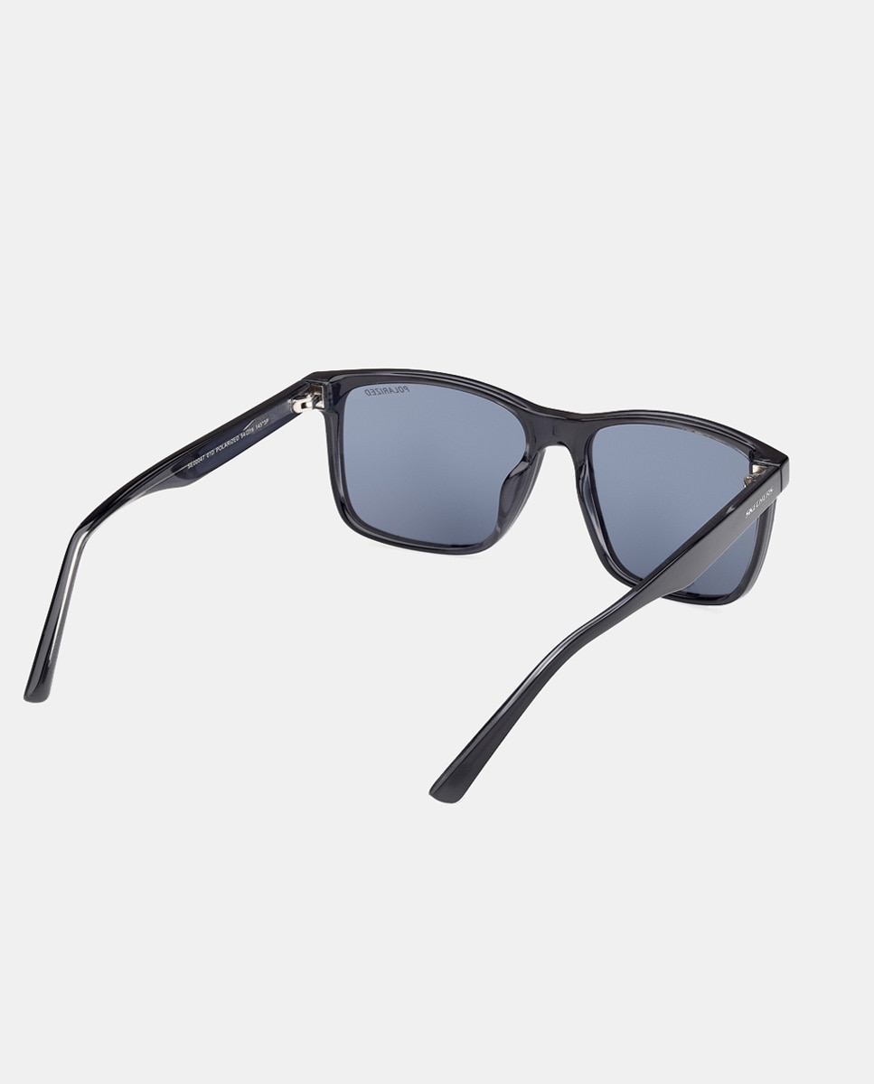 Imagen 6 de Gafa de sol de hombre rectangular en inyectado con lente polarizada - Skechers - Negro Negro