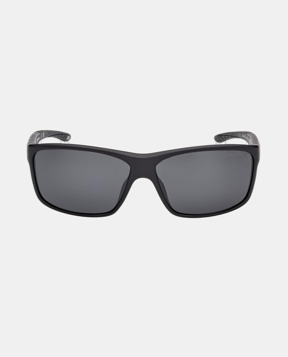 Gafa de sol de hombre rectangular en inyectado con lente polarizada - Skechers - Negro Negro-1