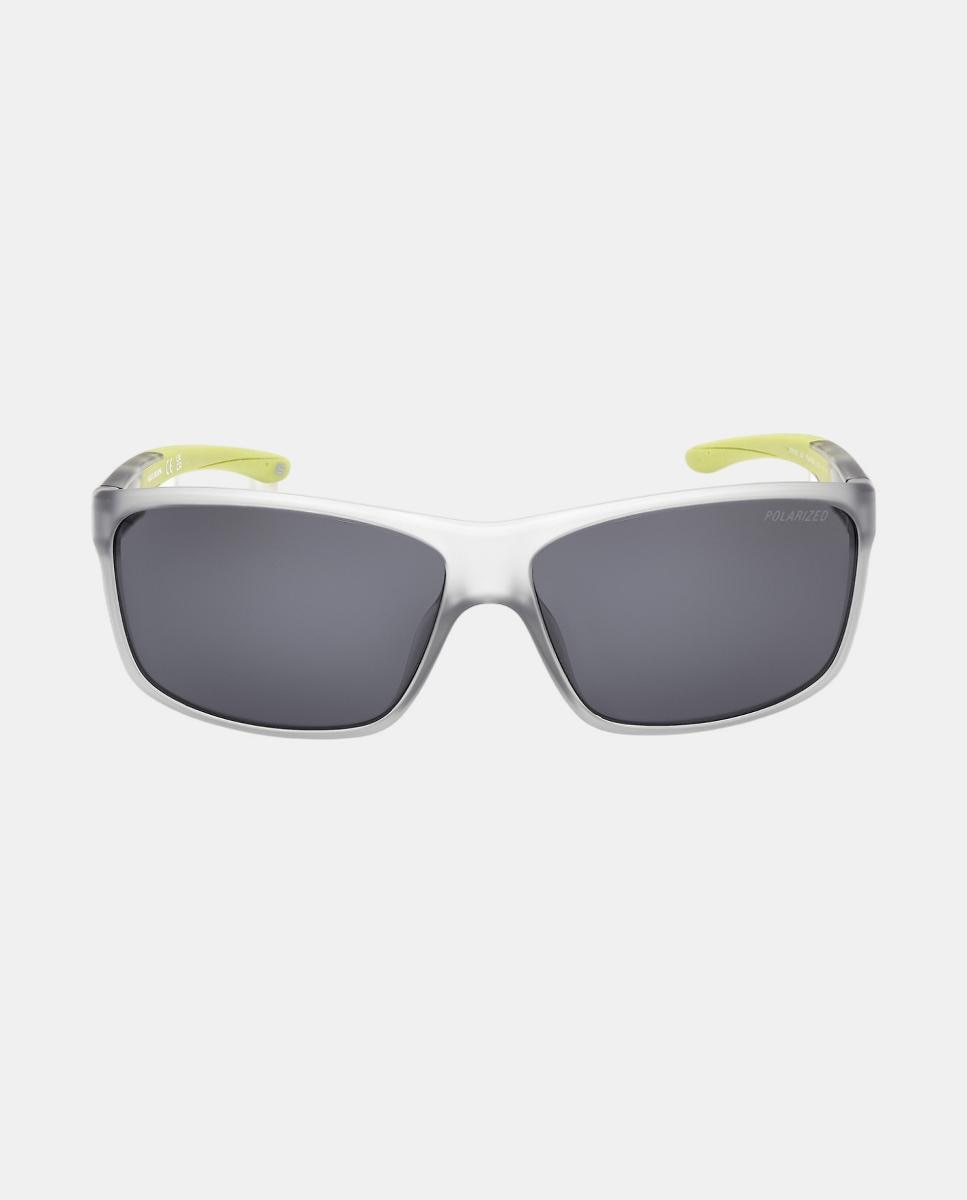 Gafa de sol de hombre rectangular en inyectado con lente polarizada Gris Skechers Gris-1