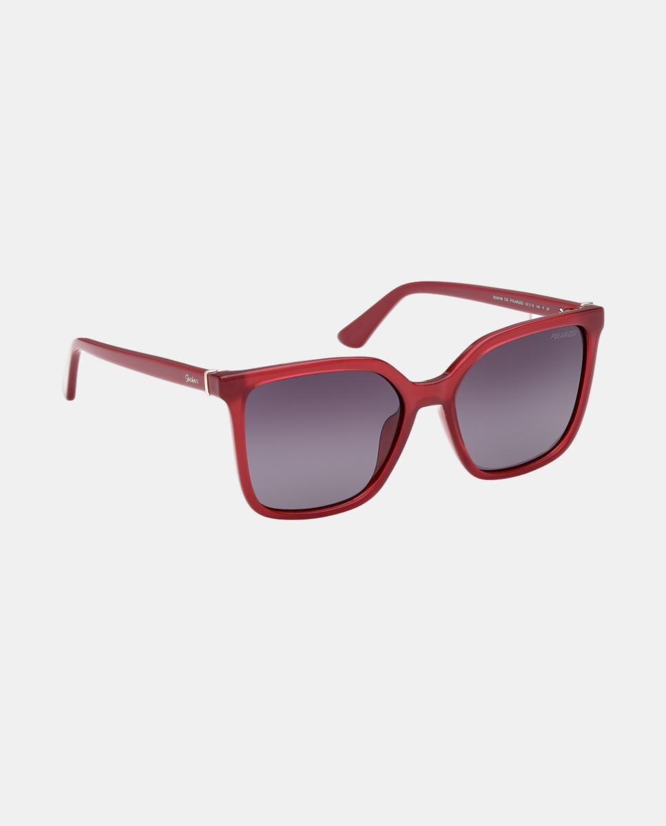 Imagen 8 de Gafa de sol de mujer cuadrada en inyectado con lente polarizada - Skechers - Rosa Rosa