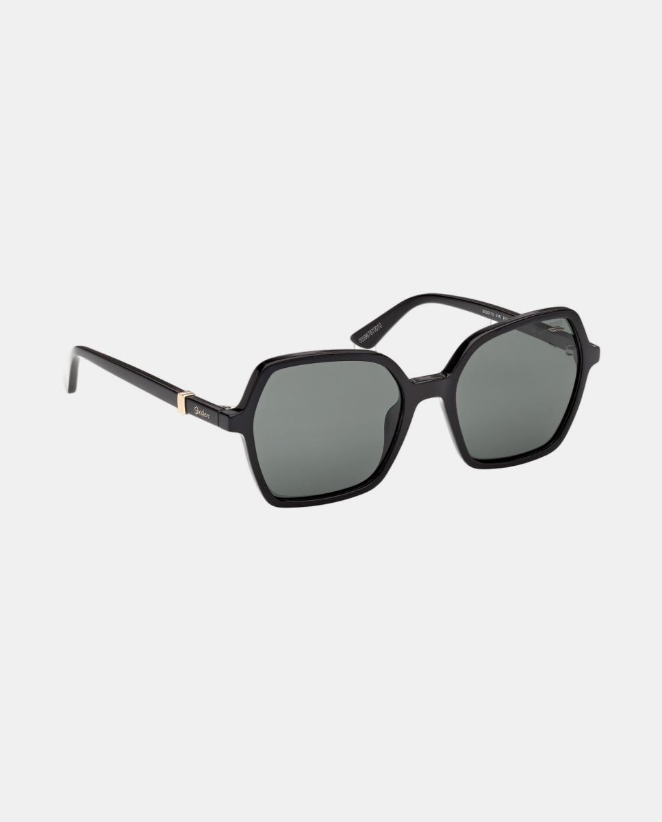 Imagen 8 de Gafa de sol de mujer geometrica en inyectado con lente polarizada - Skechers - Negro Negro