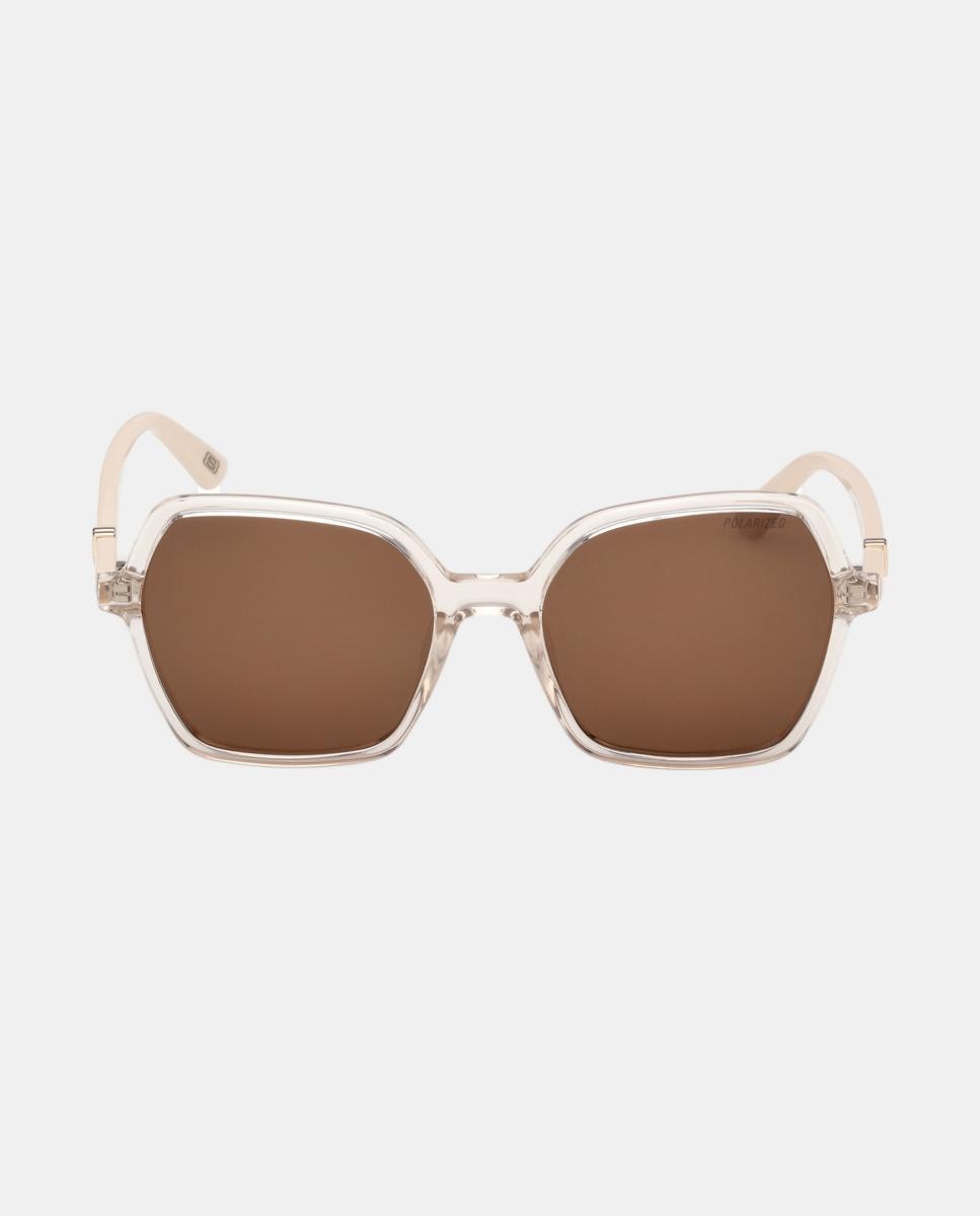 Imagen 0 de Gafa de sol de mujer geometrica en inyectado con lente polarizada Transparente