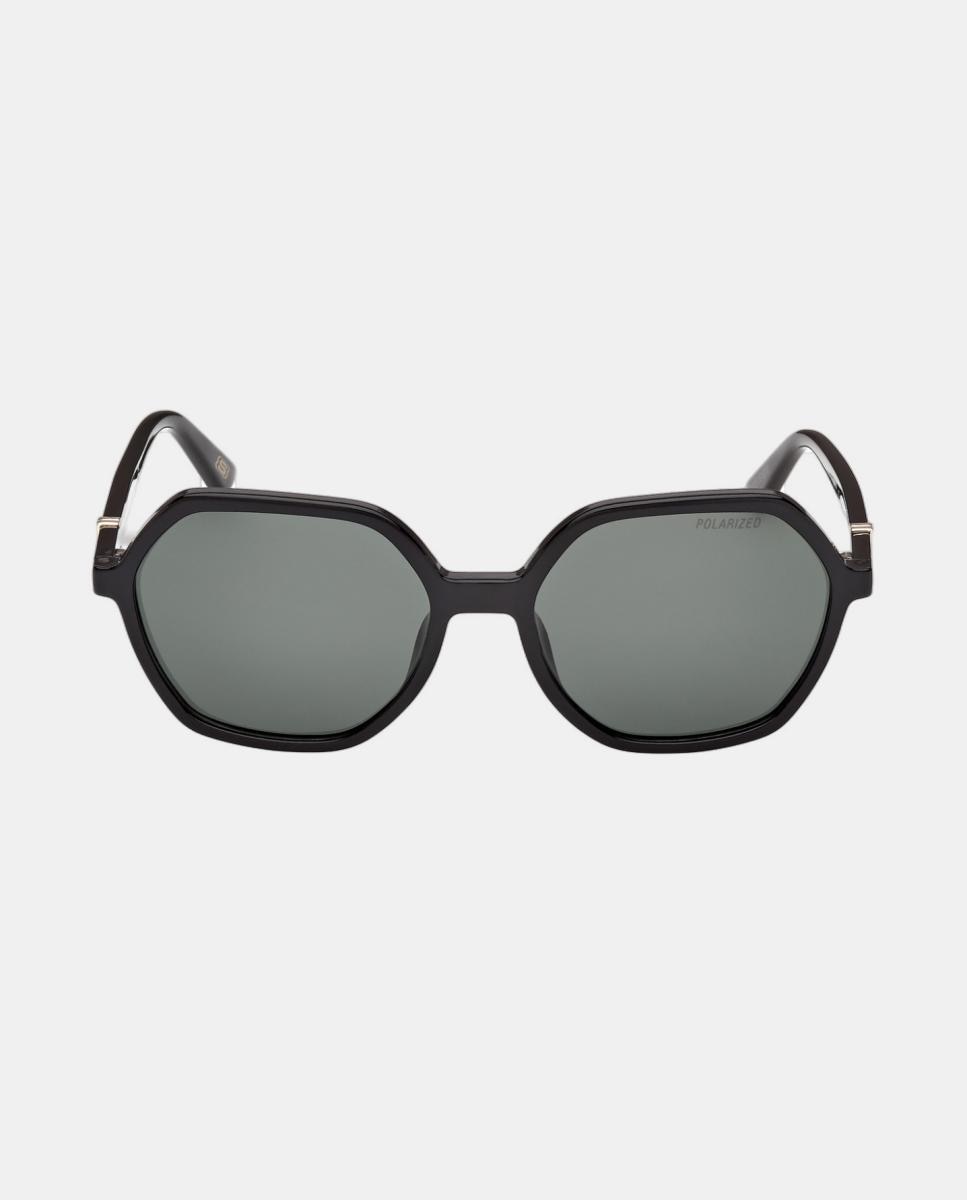 Imagen 0 de Gafa de sol de mujer geometrica en inyectado con lente polarizada Negro