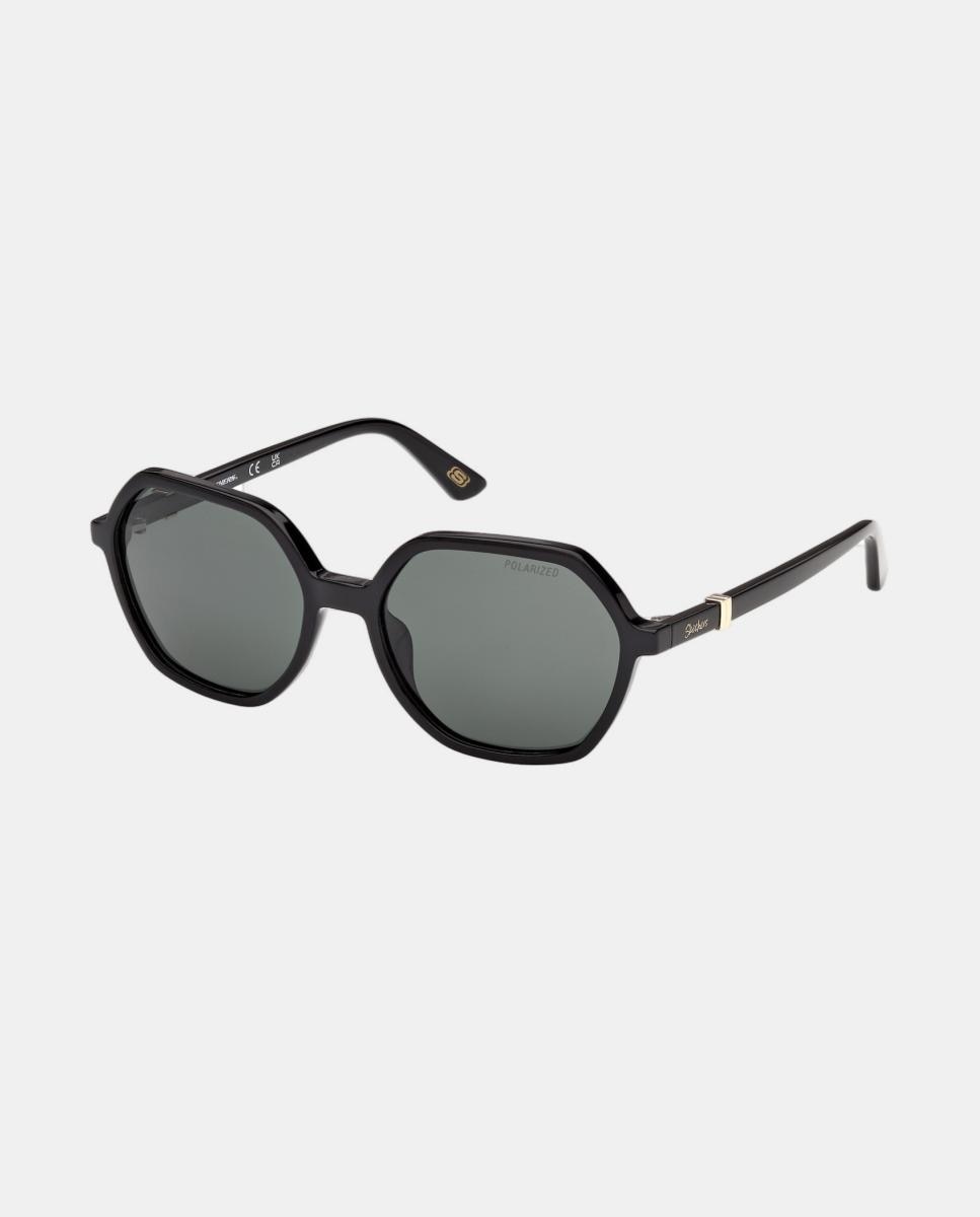 Imagen 2 de Gafa de sol de mujer geometrica en inyectado con lente polarizada - Skechers - Negro Negro