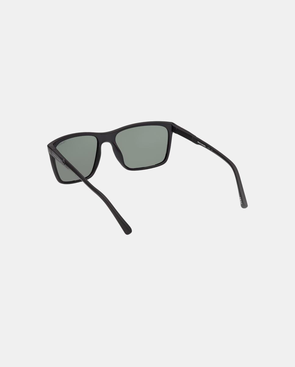 Imagen 4 de Gafa de sol de hombre rectangular en inyectado con lente polarizada - Skechers - Negro Negro