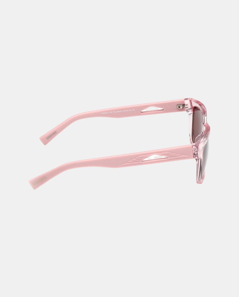 Gafas de sol SE00313 unisex cuadrada en inyectado con lente polarizada - Skechers - Rosa Rosa-7