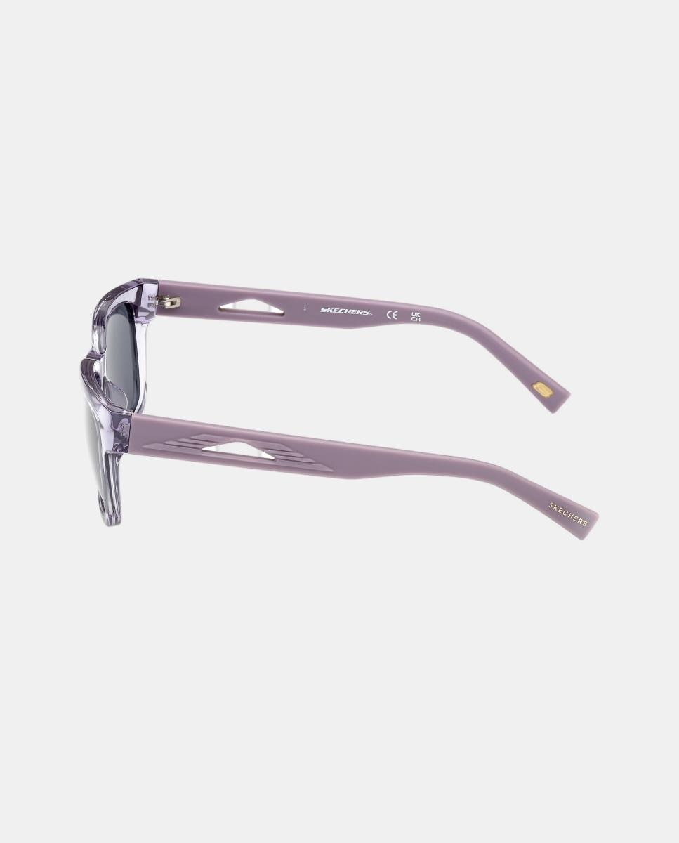Gafas de sol SE00313 unisex cuadrada en inyectado con lente polarizada - Skechers - Lila Lila-3
