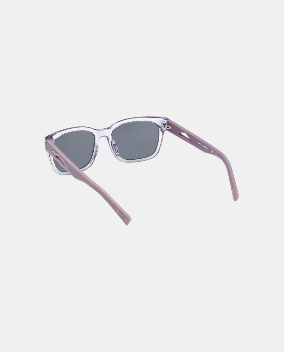 Gafas de sol SE00313 unisex cuadrada en inyectado con lente polarizada - Skechers - Lila Lila-4
