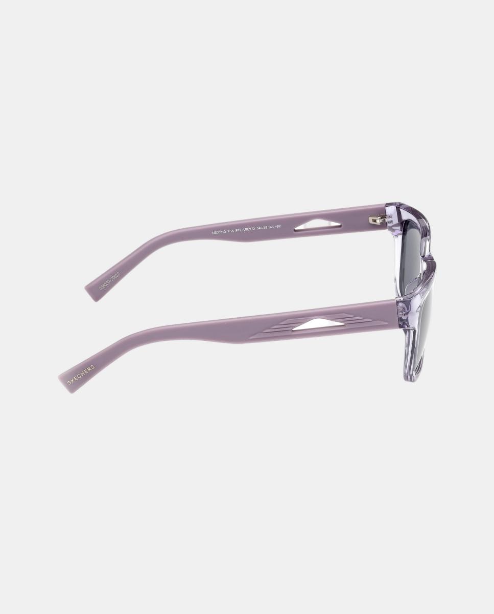 Gafas de sol SE00313 unisex cuadrada en inyectado con lente polarizada - Skechers - Lila Lila-7