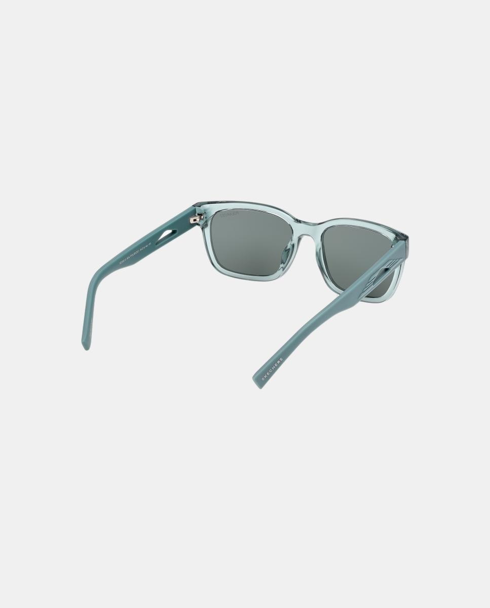 Gafas de sol SE00313 unisex cuadrada en inyectado con lente polarizada - Skechers - Verde Verde-6