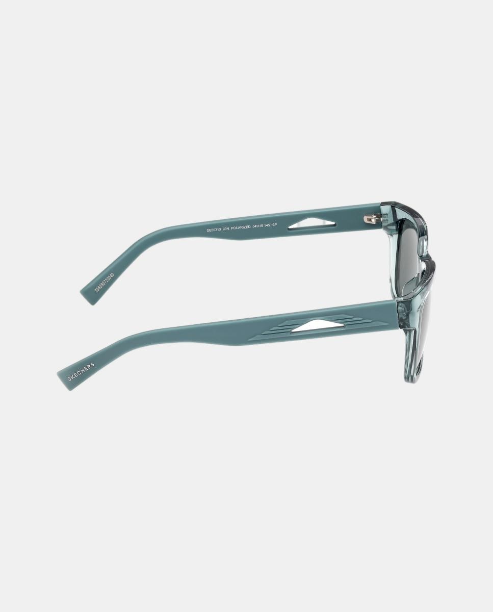 Gafas de sol SE00313 unisex cuadrada en inyectado con lente polarizada - Skechers - Verde Verde-7