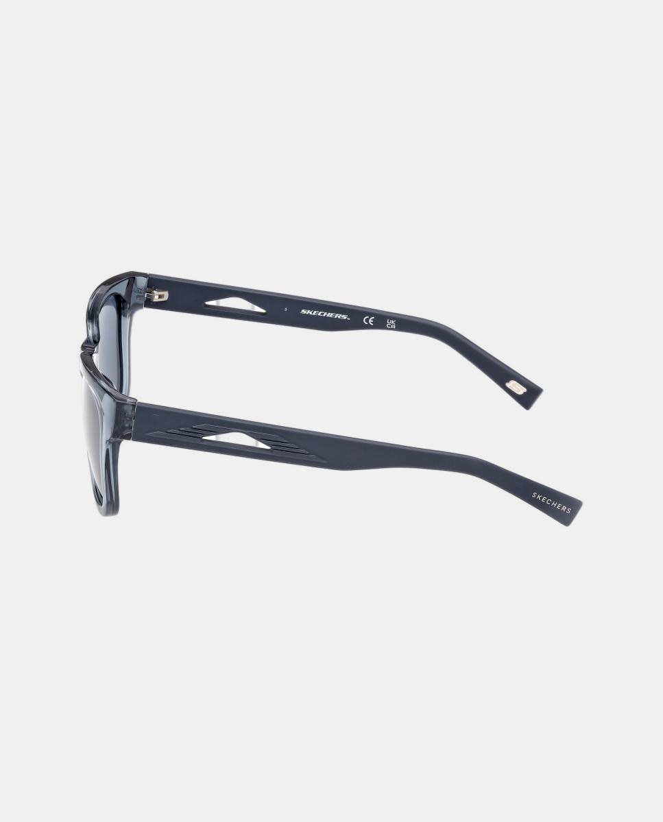 Gafas de sol SE00314 unisex cuadrada en inyectado con lente polarizada - Skechers - Gris Gris-3