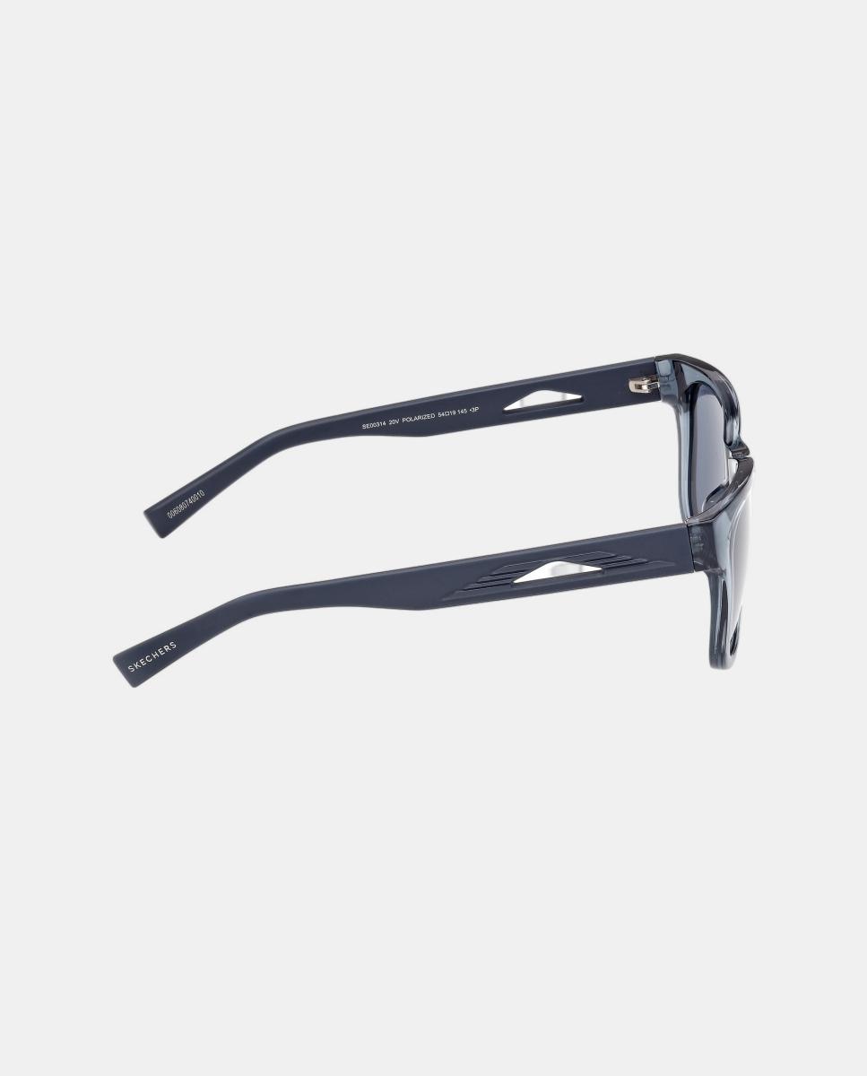 Gafas de sol SE00314 unisex cuadrada en inyectado con lente polarizada - Skechers - Gris Gris-7