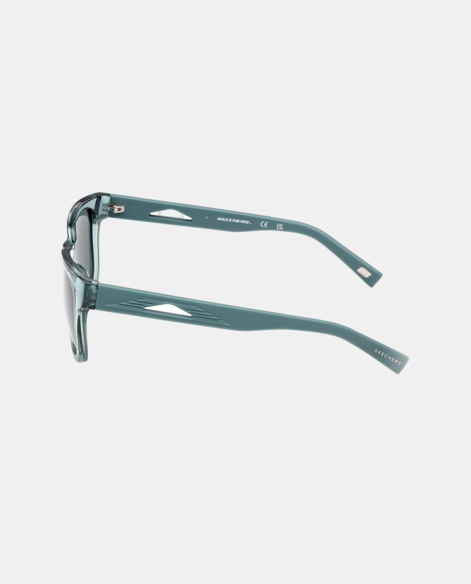 Gafas de sol SE00314 unisex cuadrada en inyectado con lente polarizada - Skechers - Verde Verde-3