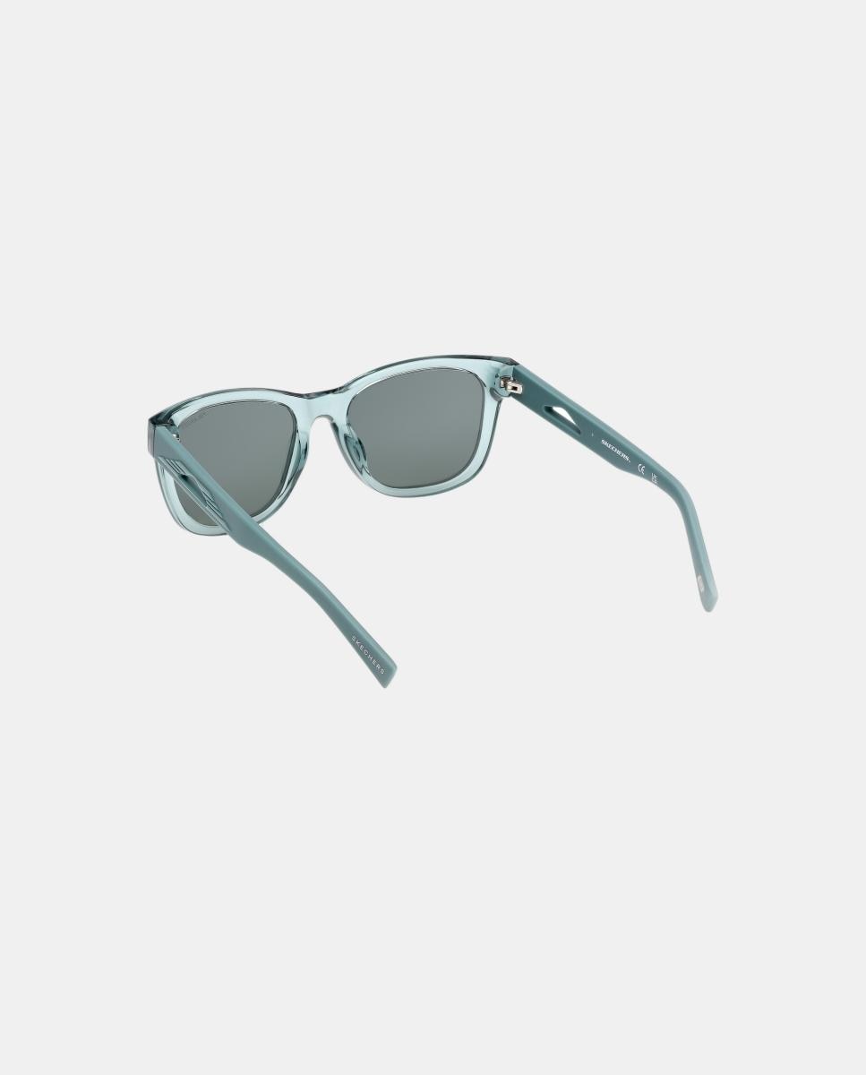 Gafas de sol SE00314 unisex cuadrada en inyectado con lente polarizada - Skechers - Verde Verde-4