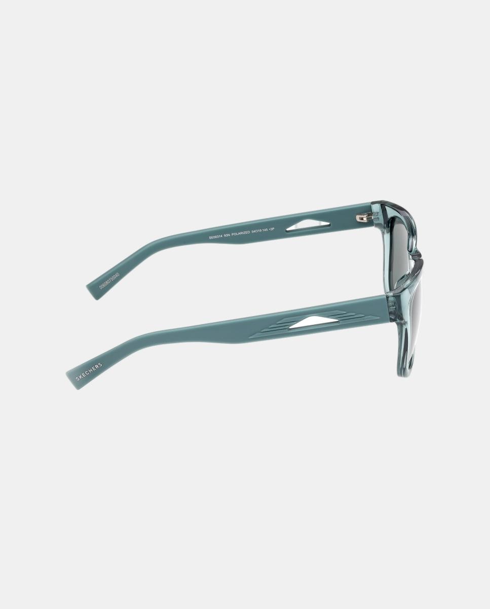 Gafas de sol SE00314 unisex cuadrada en inyectado con lente polarizada - Skechers - Verde Verde-7